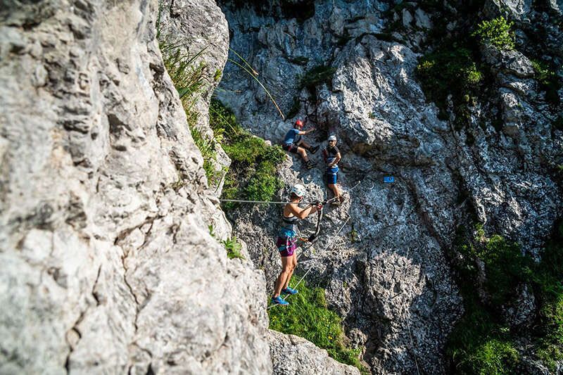Kaiserwinkl Urlaub Aktivitäten Walchsee Klettern