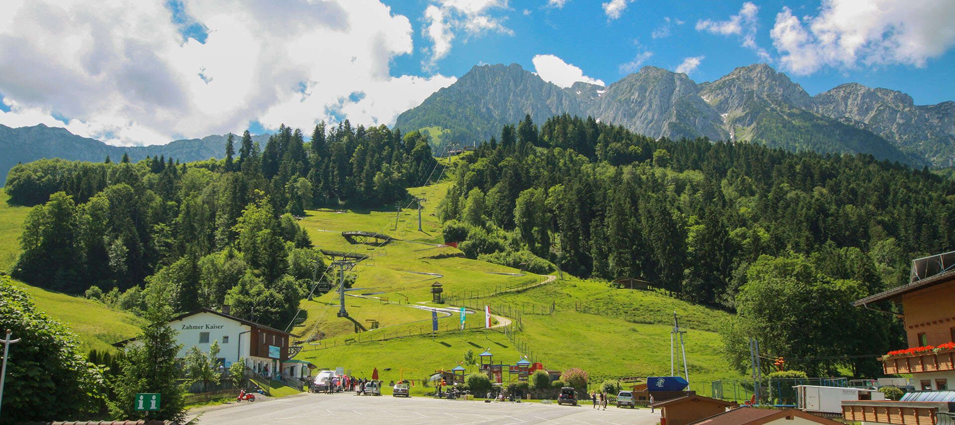 Kaiserwinkl Lift im Sommer